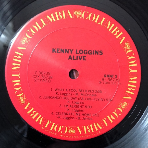 Kenny Loggins Alive Double Vinyl Lp Set '80 - Picture 10 of 12